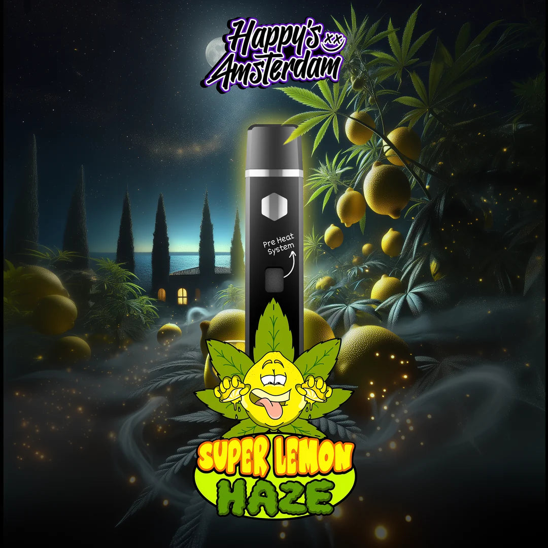 Happy's Amsterdam - Super Lemon Haze Flavour