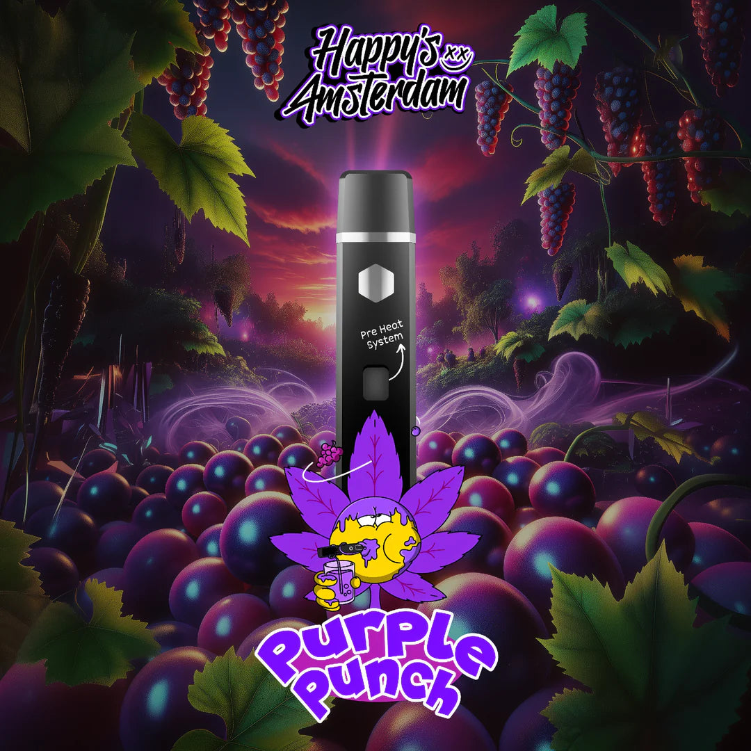 Happy's Amsterdam - Purple Punch Flavour